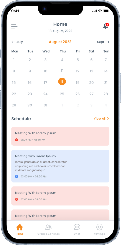 WhenWorx Dashboard Screen