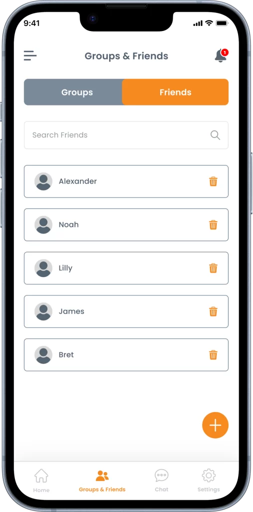WhenWorx Group & Friends Screen